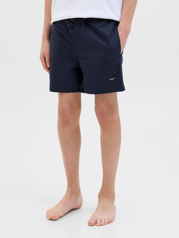 Jack & Jones Junior Zwemshorts 'JPSTMaui' in Blauw: voorkant