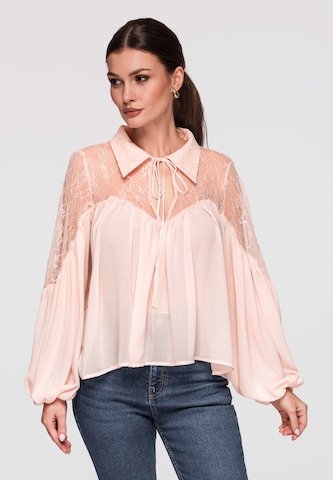 Ombre Blouse 'OW-TS-E0026' in Pink: front