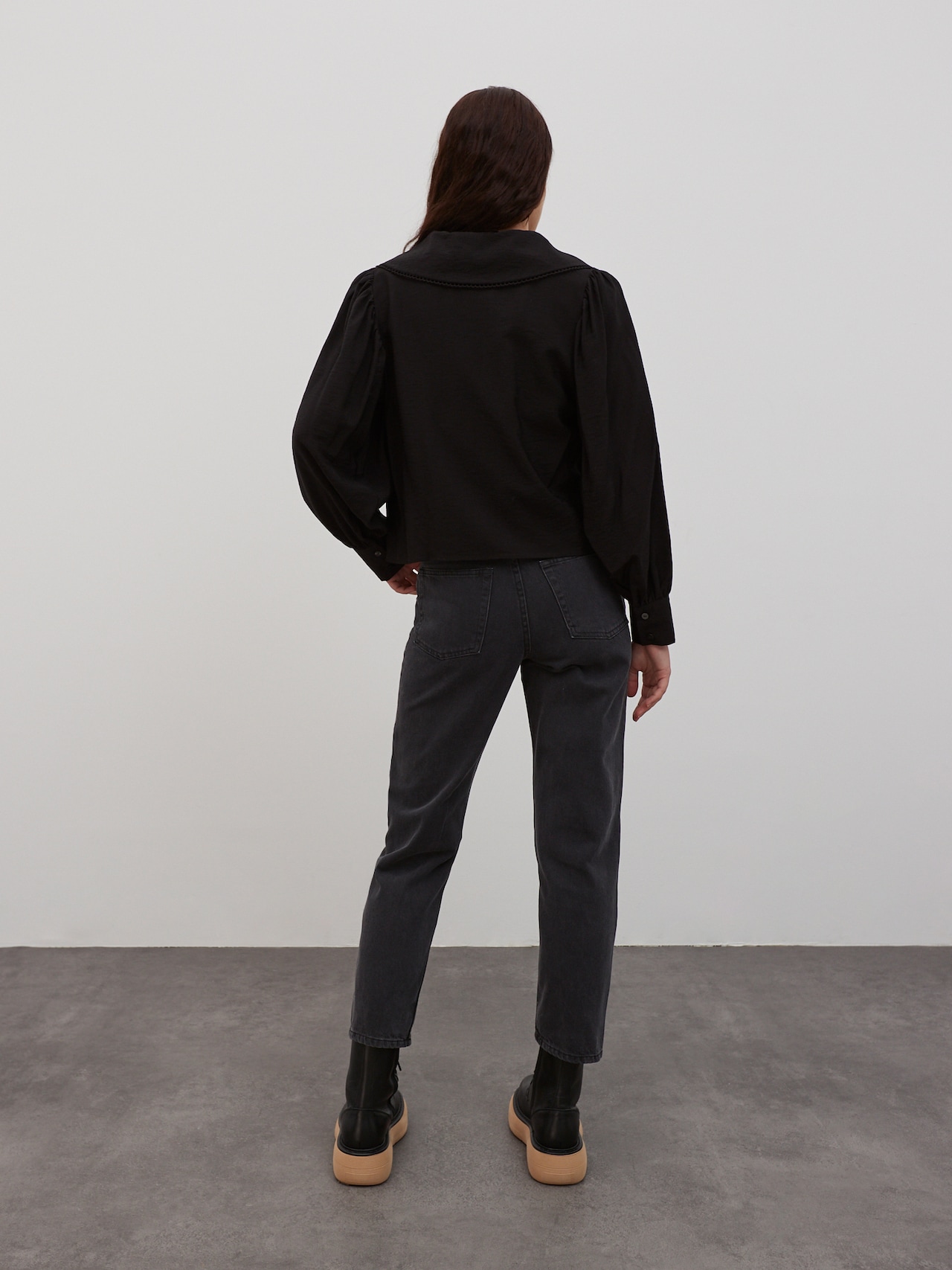 EDITED Chemisier 'Mariel' noir