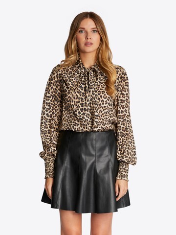 Rich & Royal Bluse in Braun: Vorderseite