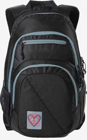 NitroBags Rucksack Stash 29 in Schwarz: Vorderseite