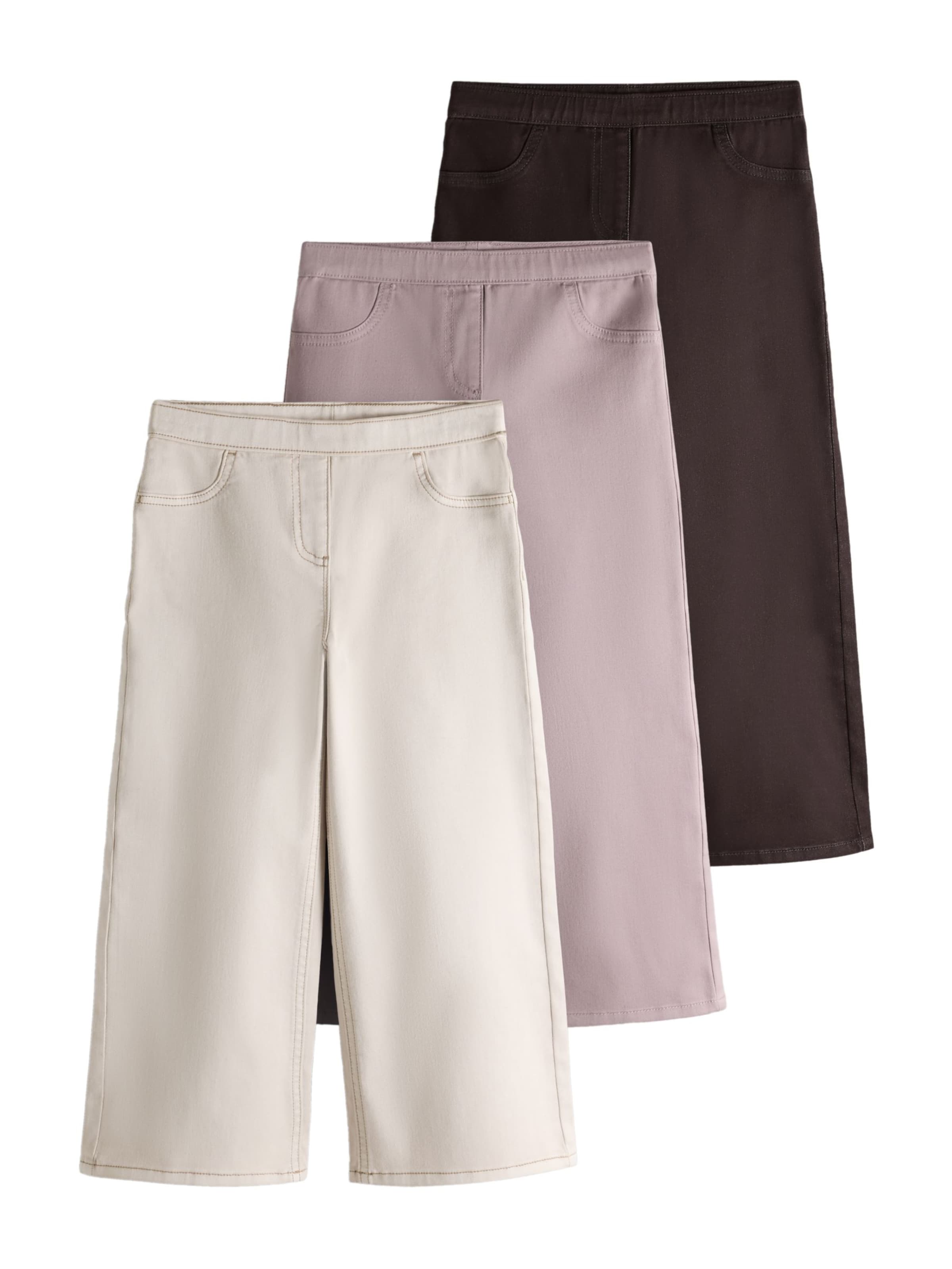 The Set Jeans in Beige: front