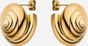 PURELEI - Pendientes 'Nautical Big' en oro: frente