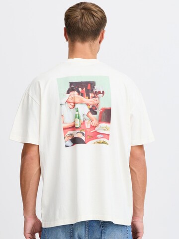 Maglietta 'Nojus ' di !Solid in bianco: frontale