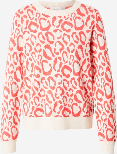 Megztinis 'VIRIL' iš VILA, spalva – kremo / šviesiai raudona, Prekių apžvalga