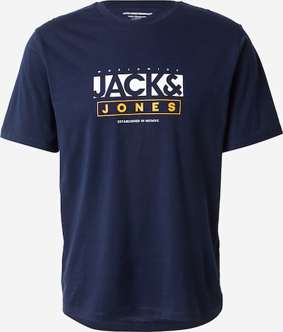 JACK & JONES Koszulka 'JORSEVEN' w kolorze granatowy / żółty / białym, Podgląd produktu