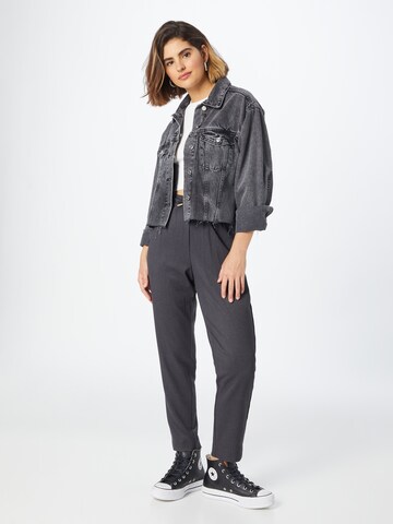 Lindex Regular Trousers 'Ava' in Grey