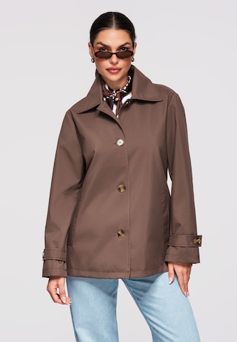 Manteau mi-saison 'OW-COLC-0114' Ombre en marron