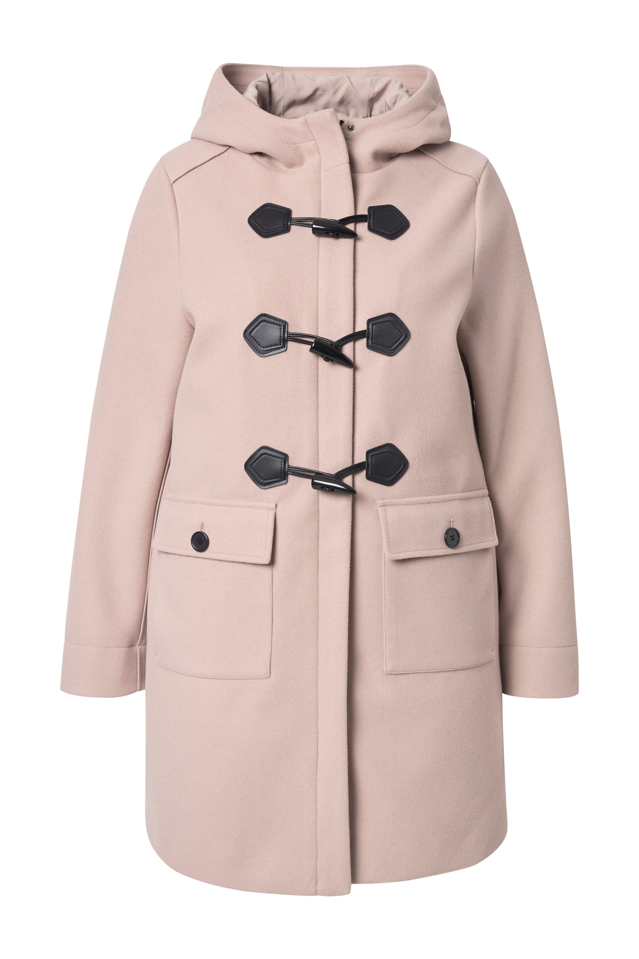 Ulla Popken Tussenmantel in Roze: voorkant