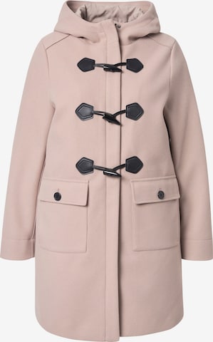 Ulla Popken Übergangsmantel in Pink: Vorderseite