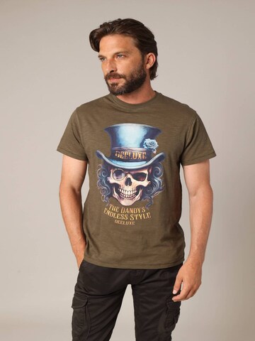 T-Shirt 'Dandy' Deeluxe en marron : devant