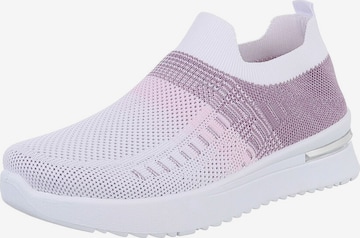 Ital-Design Slip On in Lila: Vorderseite