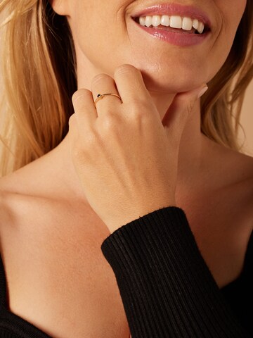 Lucardi Ring in Goud: voorkant