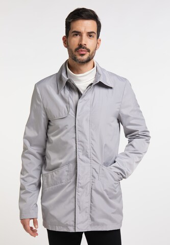 DreiMaster Klassik Between-Seasons Coat in Grey: front