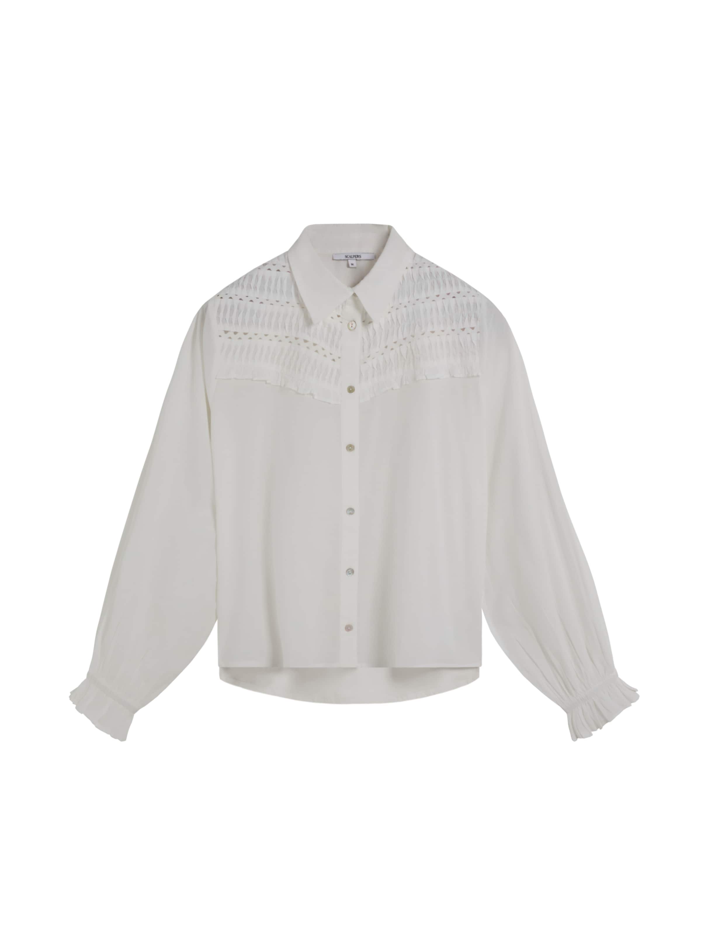 Scalpers Μπλουζάκι ' ' σε λευκό: μπροστά