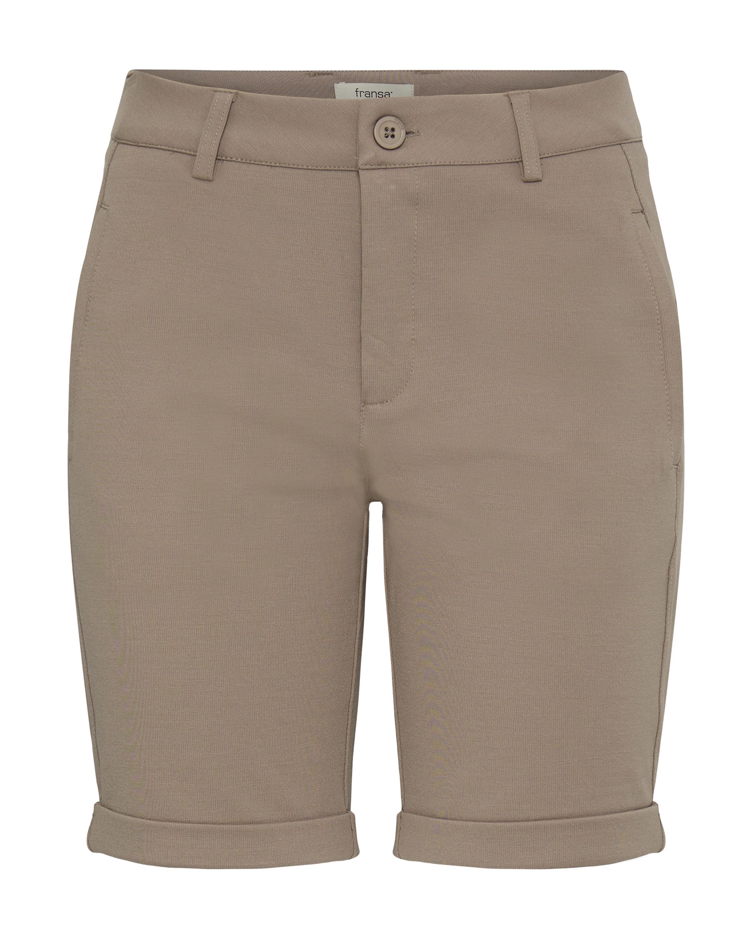 Fransa Regular Trousers 'FRLANO SHO 1' in Beige: front