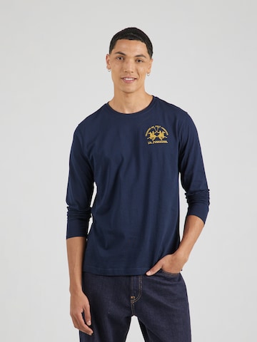 T-Shirt La Martina en bleu : devant