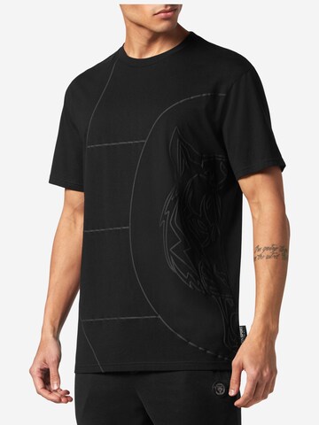 Plein Sport - Camisa 'Tiger' em preto