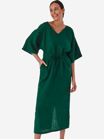 TATUUM Obleka 'OMARI' | zelena barva: sprednja stran