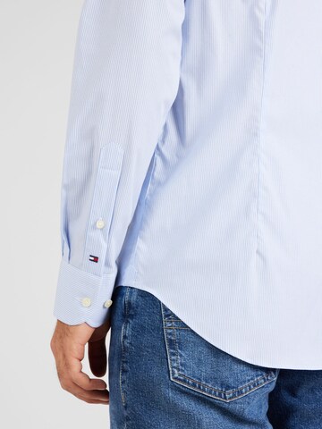 Tommy Hilfiger Tailored Regular fit Overhemd in Blauw