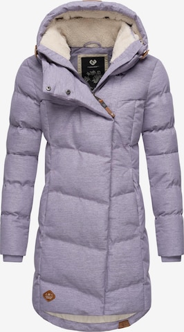 Manteau d’hiver 'Pavla' Ragwear en violet : devant