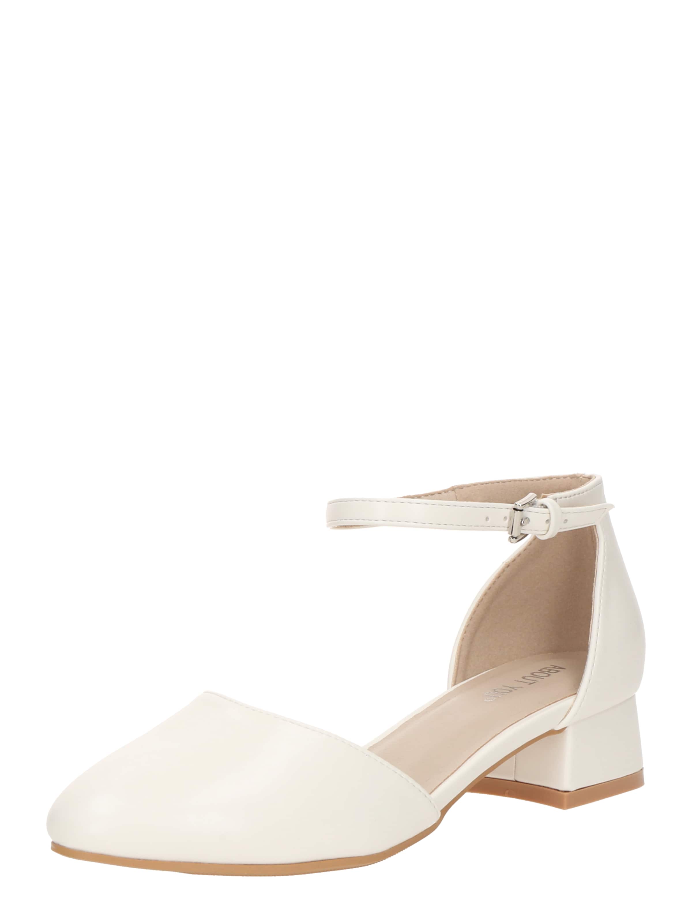 ABOUT YOU Papuče 'Katrin' - Biela: predná strana