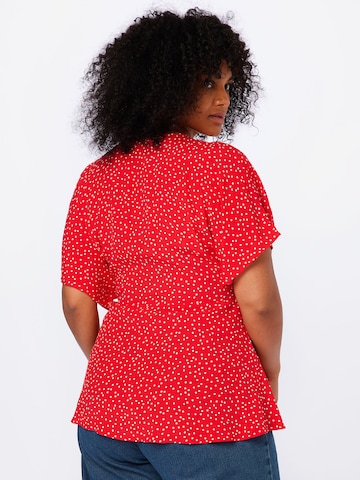 Forever New Curve Shirt in Red