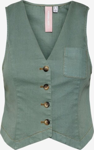 Gilet de costume SOMETHINGNEW en vert : devant