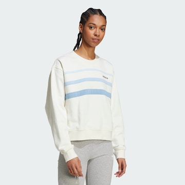 ADIDAS ORIGINALS Sweatshirt '80s' i hvid: forside