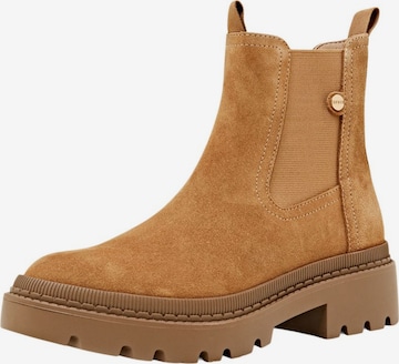 ESPRIT Chelsea boots in Bruin: voorkant