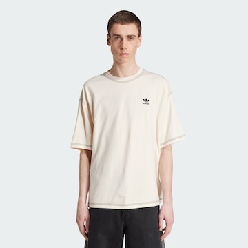 ADIDAS ORIGINALS Μπλουζάκι 'Trefoil Essentials' σε λευκό: μπροστά
