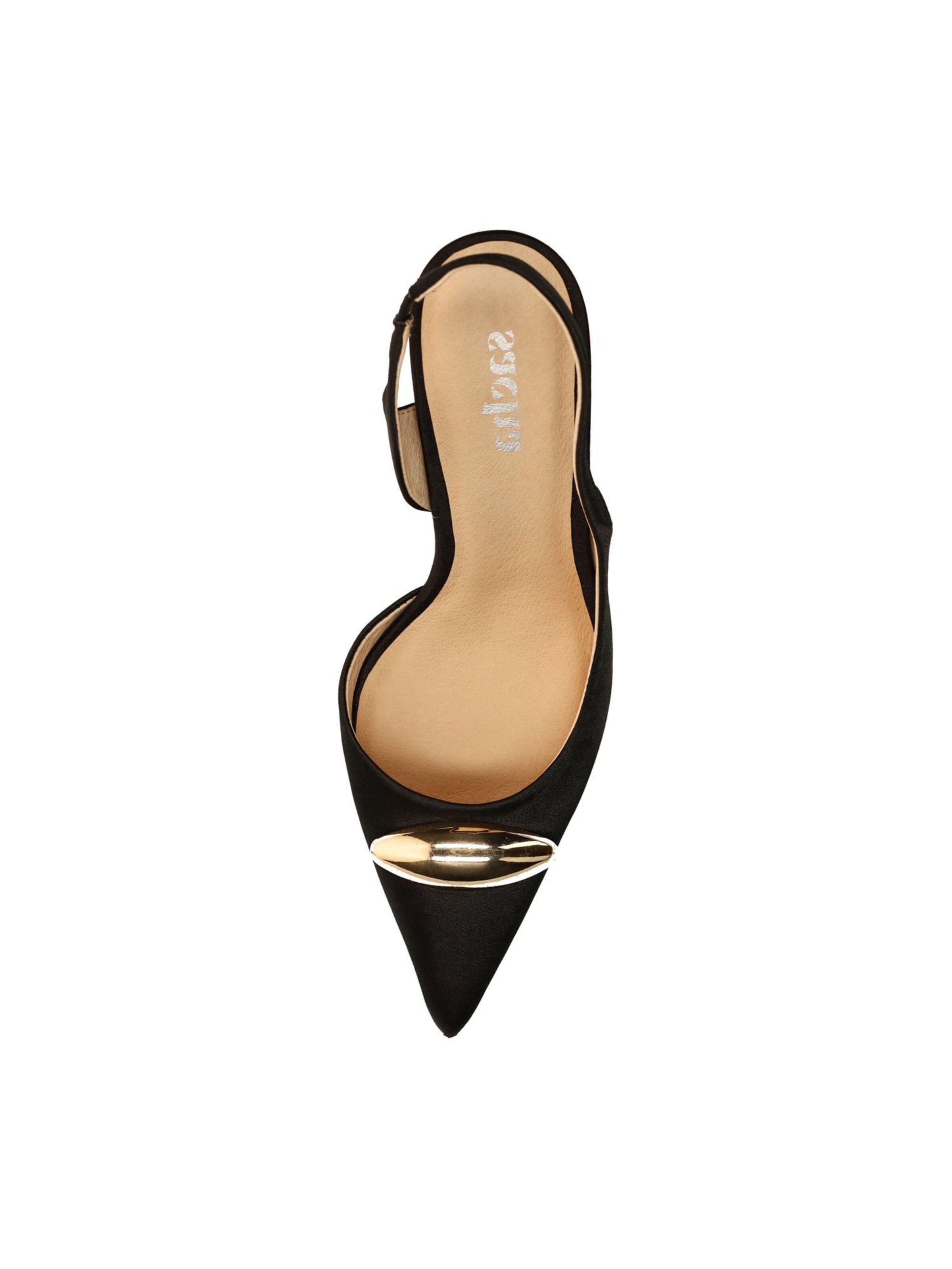 Escarpins à bride arrière SACHA en noir