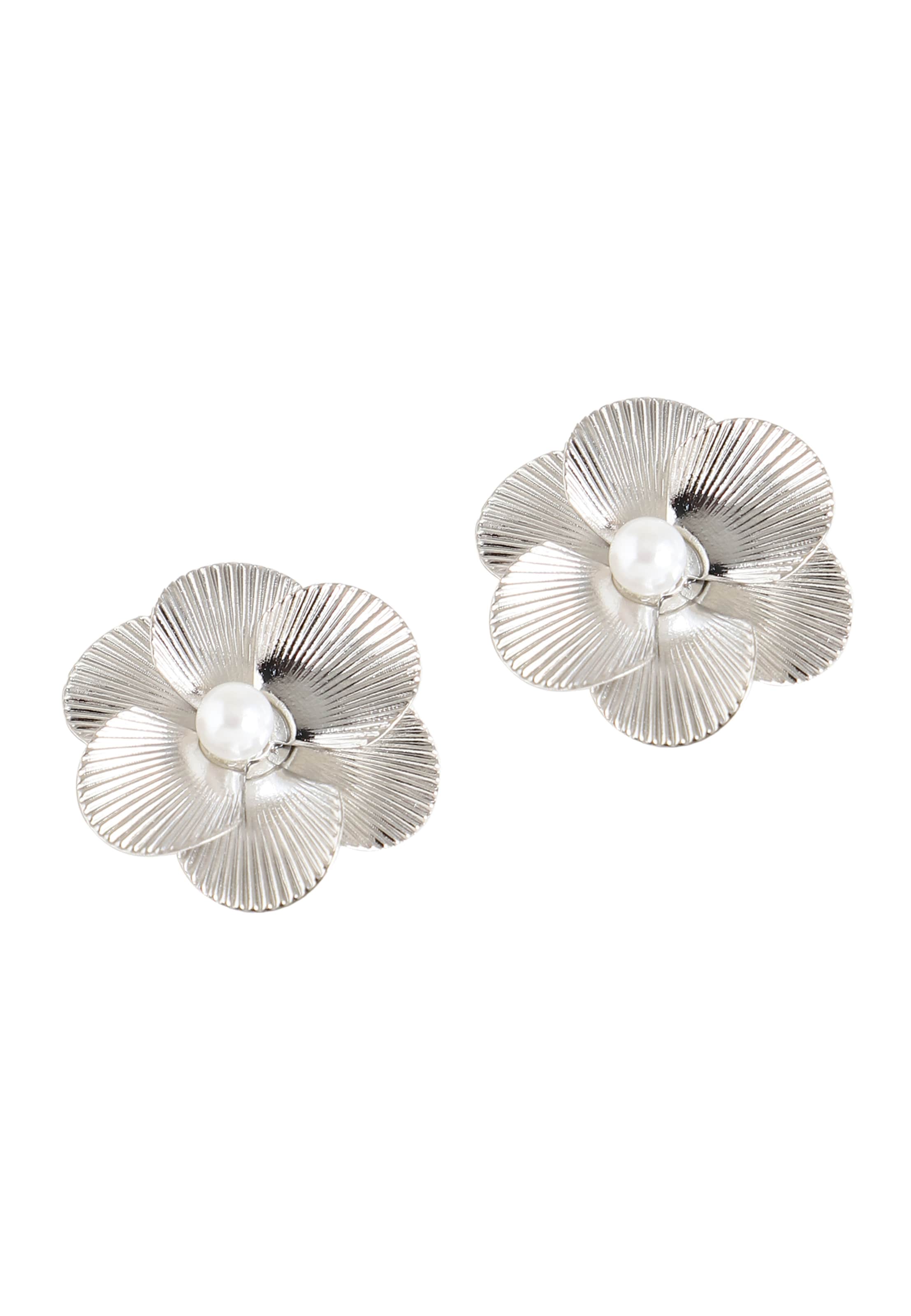 SOHI Kõrvarõngas 'Katharine', värv Hõbe: eest vaates