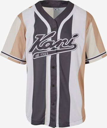 T-Shirt Karl Kani en beige : devant