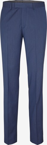 Coupe slim Pantalon à plis 'Cesano' s.Oliver BLACK LABEL en bleu : devant