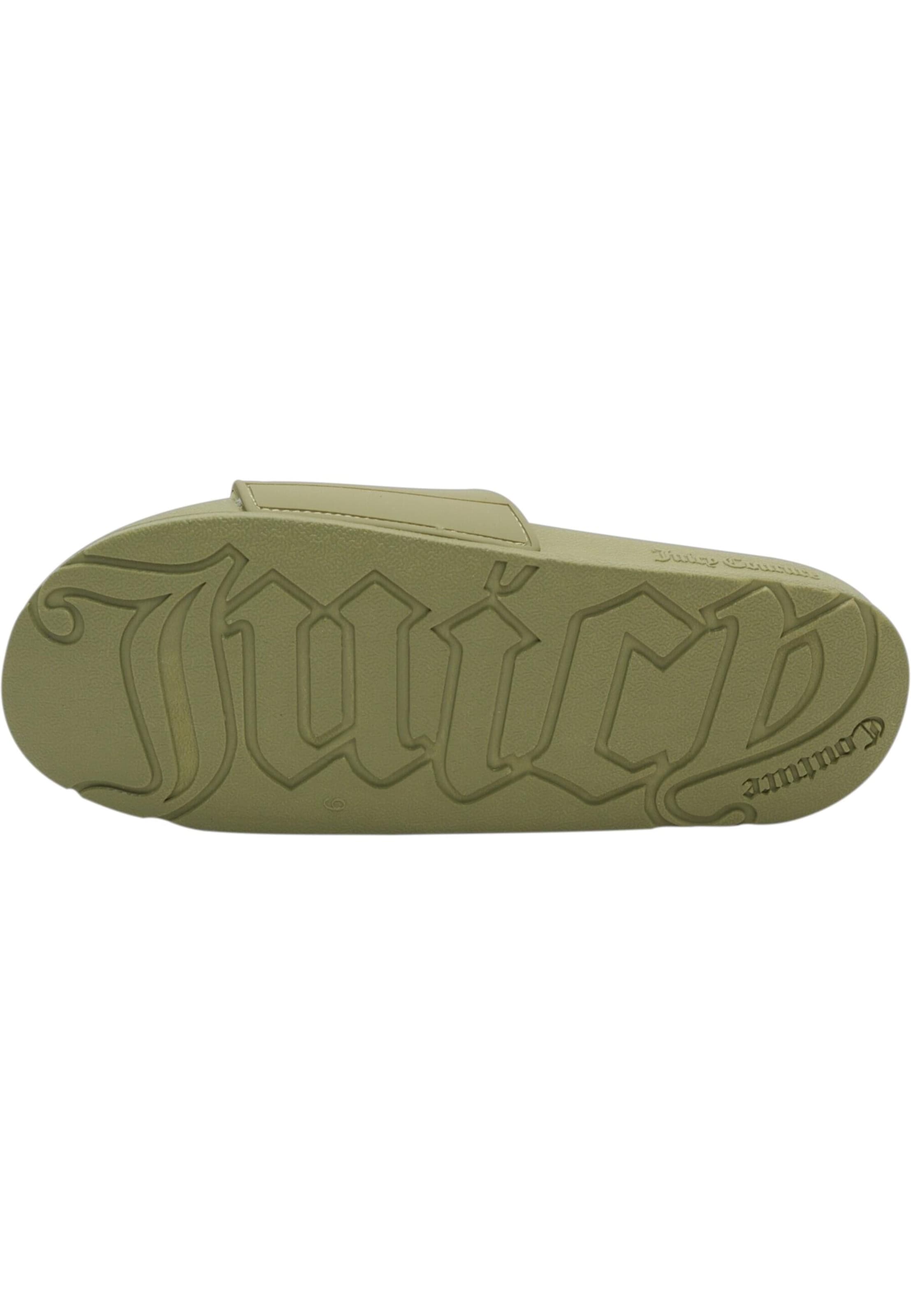 Juicy Couture Pantofle 'Breanna Embrosse' – zelená