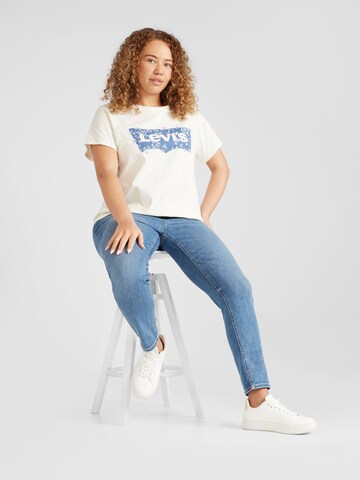 Levi's® Plus Μπλουζάκι 'PL Perfect Tee' σε λευκό