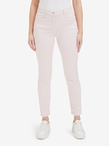 Betty Barclay Slimfit Broek in Roze: voorkant