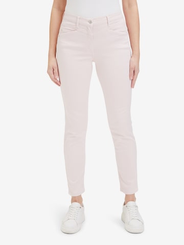 Slimfit Pantaloni di Betty Barclay in rosa: frontale