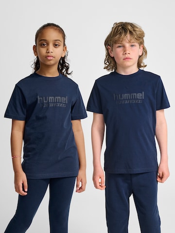 Hummel Shirt 'S/S' in Blue: front