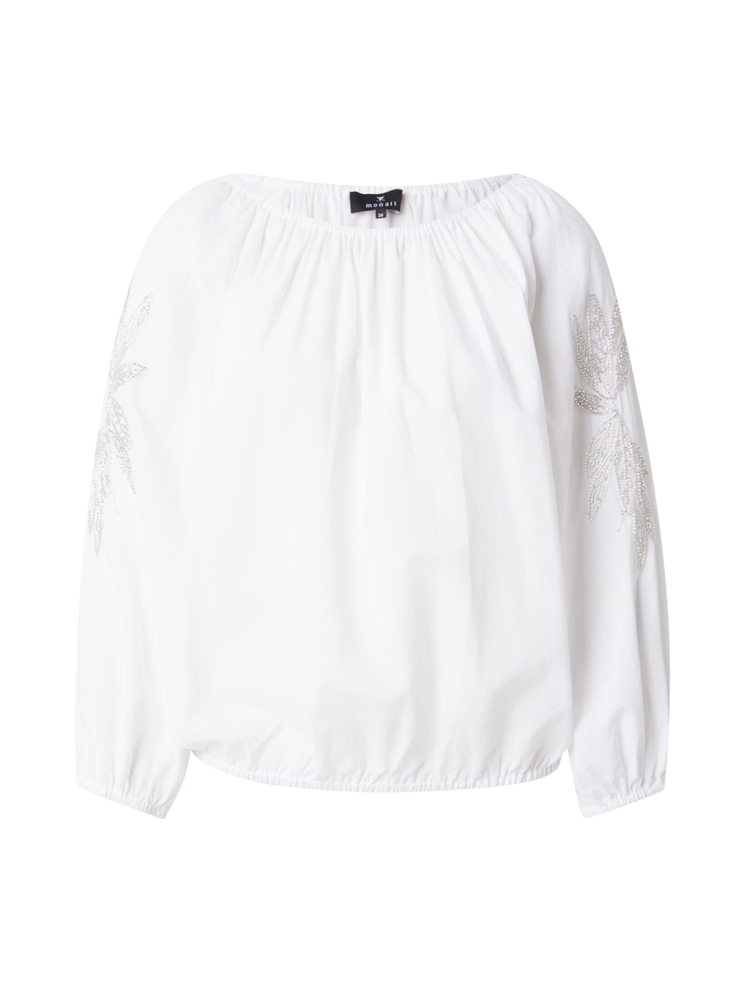 monari Bluse i hvid: forside
