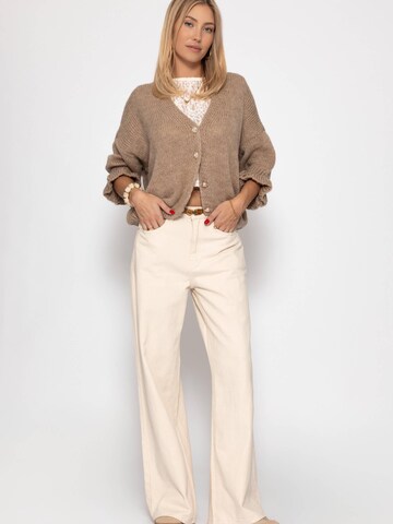 SASSYCLASSY Oversizestrickjacke‌‌‌‌‌‌ in Grau