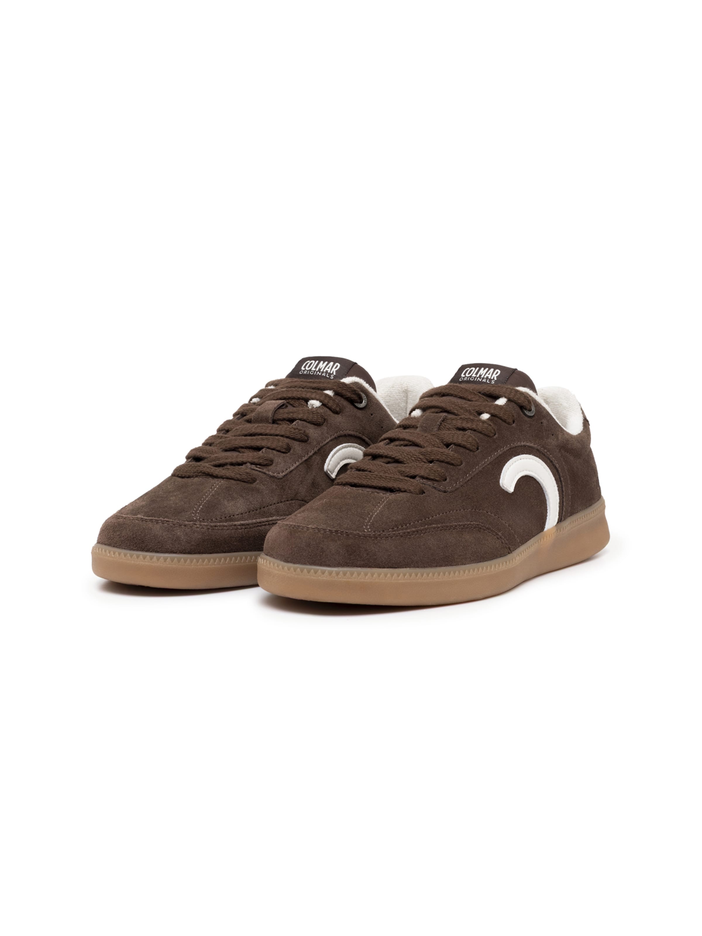 Baskets basses 'Blade Authentic' Colmar en marron : devant