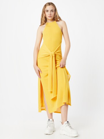 TOPSHOP Letnia sukienka w kolorze żółty
