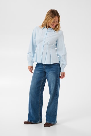 Kaffe Blouse in Blauw