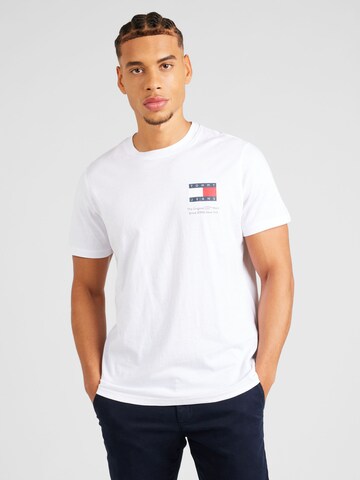 Tricou de la Tommy Jeans pe negru: față