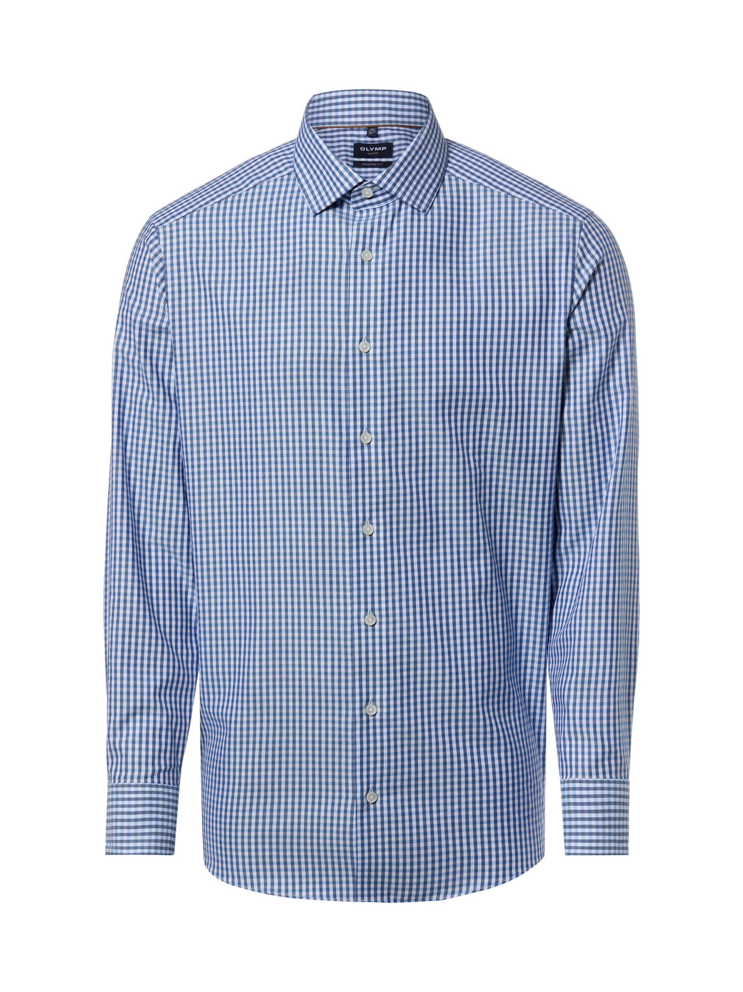OLYMP Slim fit Business Shirt in Blue: front