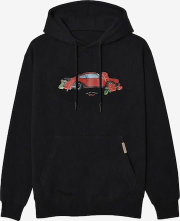 Pas De Monaco - Sudadera 'VELOCITA' en negro: frente