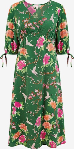 Yumi - Vestido en verde: frente