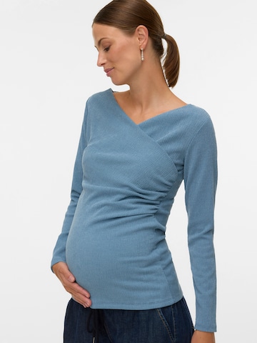 MAMALICIOUS Shirt in Blue: front